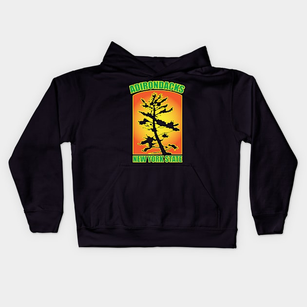 Adirondacks Kids Hoodie by EpixDesign